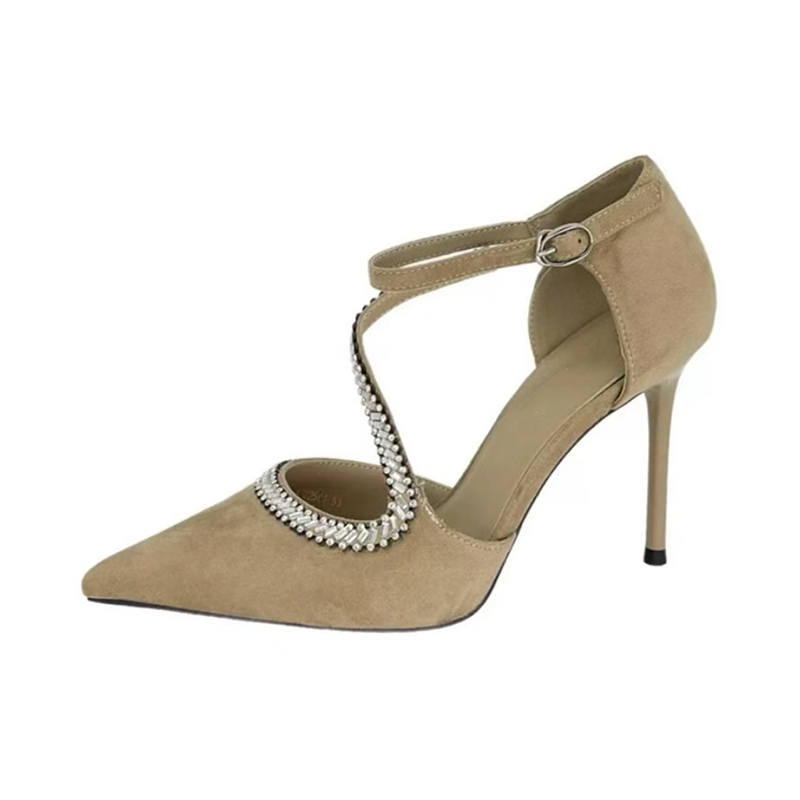 Xingdiman Pu Slim Heel High Heels Women's