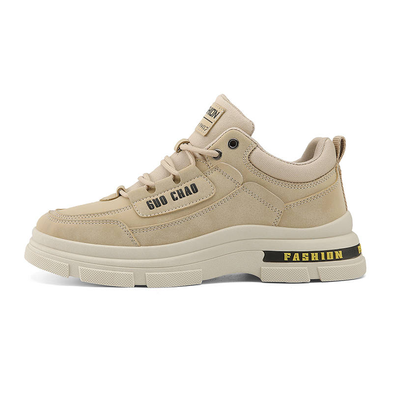 GONGNIUMEILI PU Short Combat Boots Men's