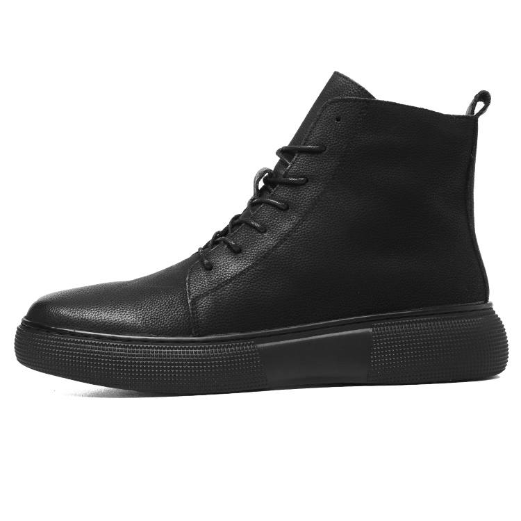 YEDANI YEDANI Short Mid Calf Combat Boots 4cm Men's Black