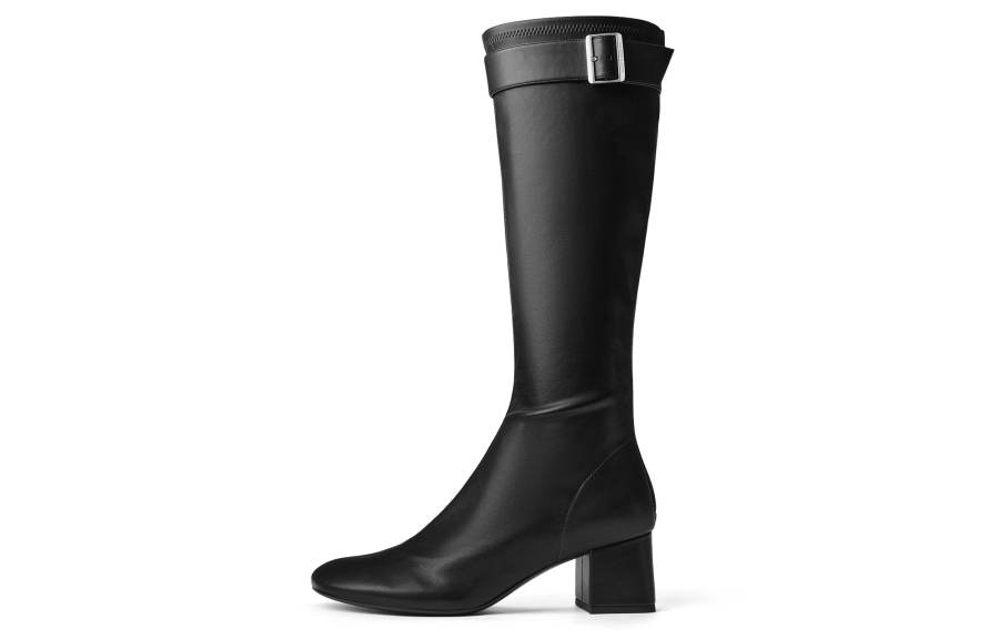 CHARLES&KEITH Small Ck Pu Knee high Boots 5.5cm Women's