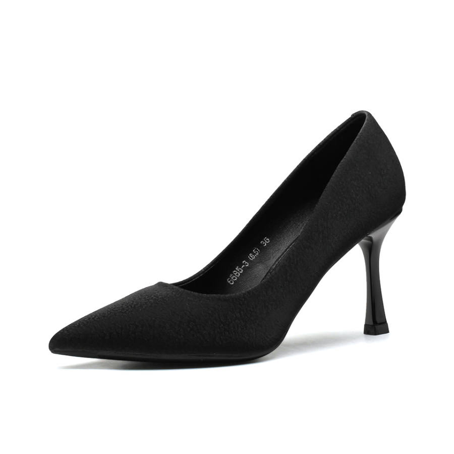 Lanza High Heels Women's Black/Nude/Ecru