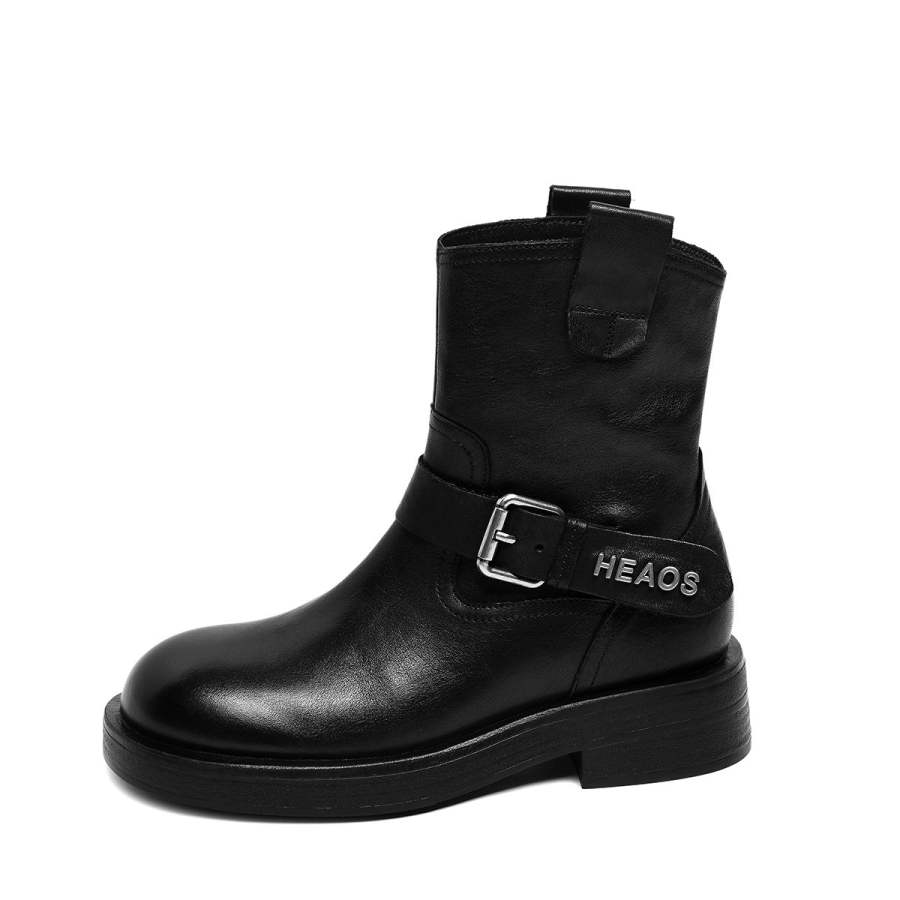 CAMEIDO Ankle Boots 4cm Women's Black