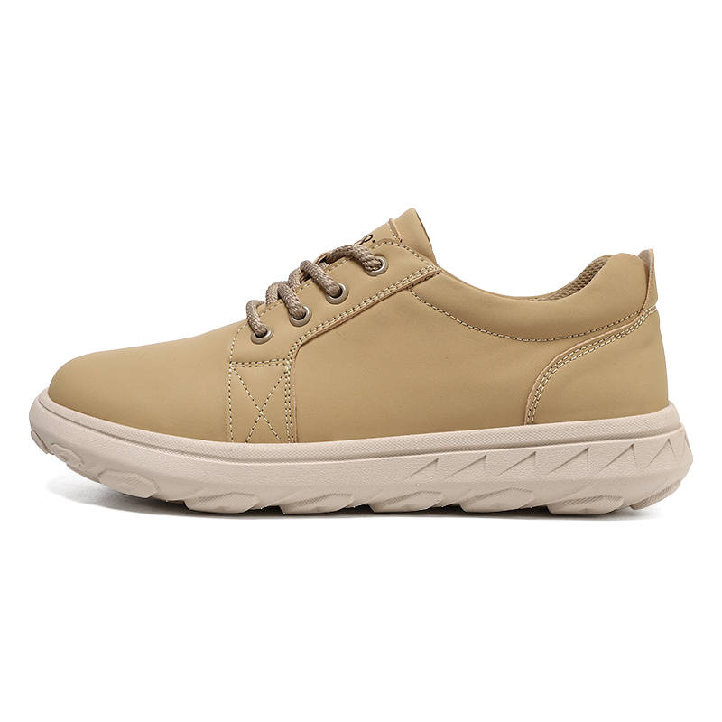WENNAI Men's Casual Shoes Men's Low Top Beige