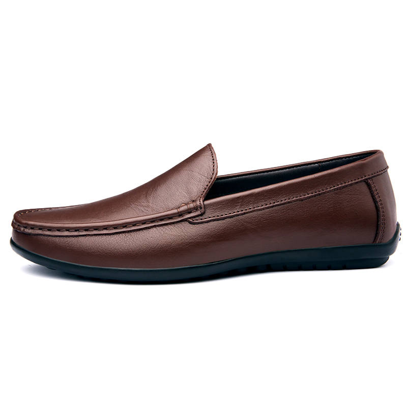 XIMO BULL Top Grain Cow Leather Gommino Loafers Men's