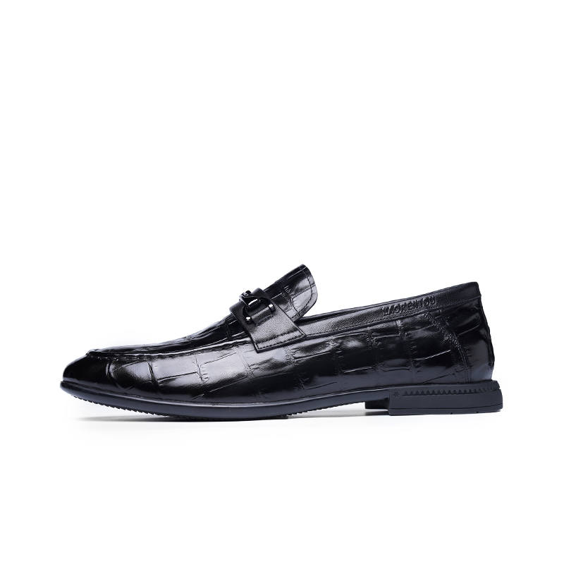 LAORENTOU Cow Leather Casual Shoes Men's