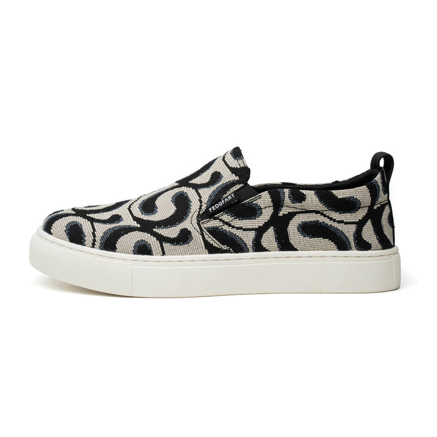 FED FED Fabric Breathable Low top Casual Shoes Men's Black