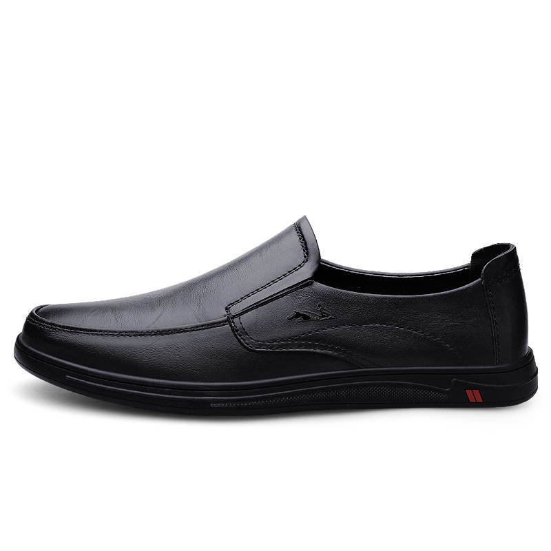 YINGLUNQISHI Top Grain Cow Leather Casual Shoes Men's