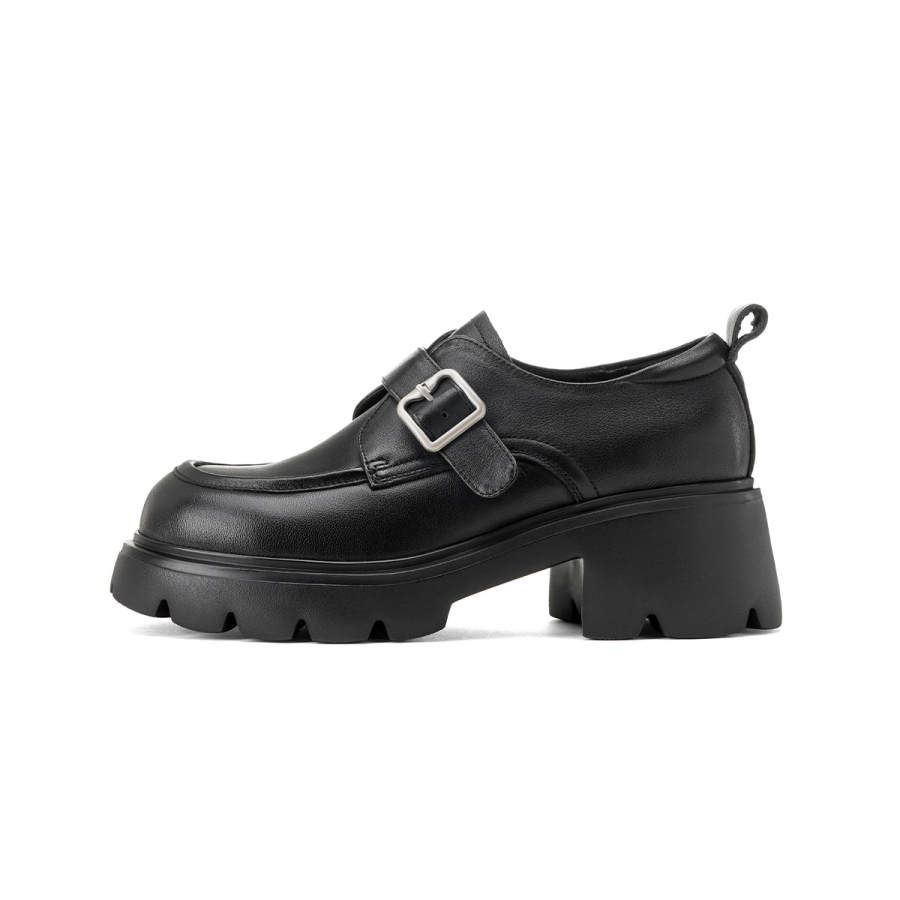 GOLDLION Loafers Women's Black/Beige