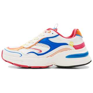 Desigual Mesh Low top Casual Shoes Women's Beige Blue