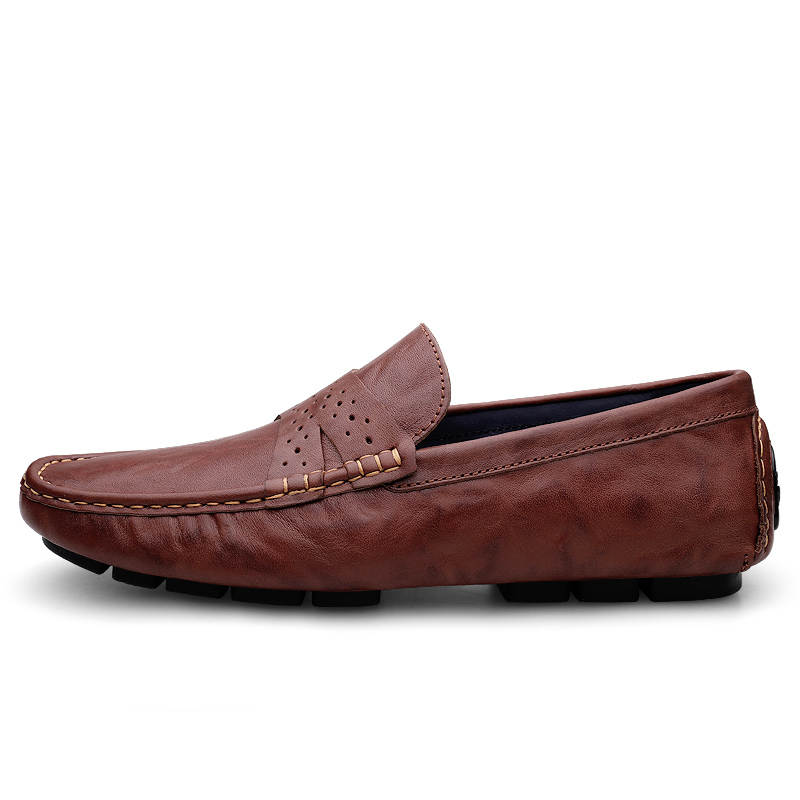 CITONGXIANSHENG Top Grain Cow Leather Casual Shoes Men's