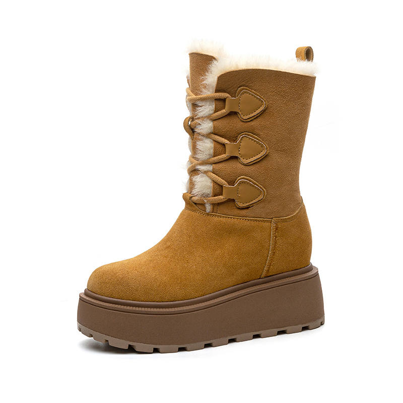 XIEGUIHUAYU Cow Suede Abrasion Resistant Cushioning Height Increasing Slip Resistant Coverage