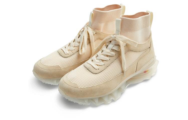 CROQUIS Fabric Breathable Low top Casual Shoes Men's Ecru