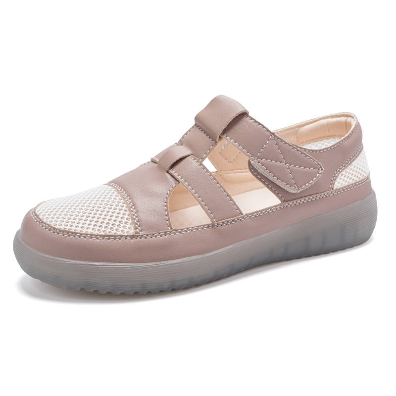 Reivantix Microfiber Leather Roman Sandals Women's Khaki