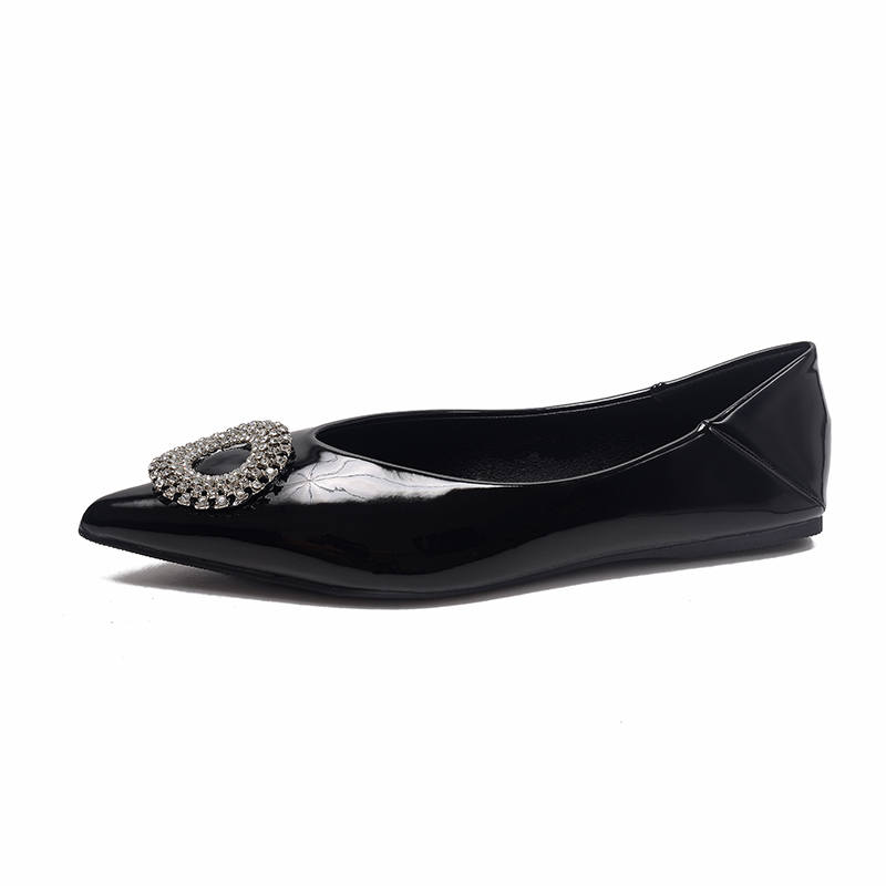 YAFEI XUANYU Shinny Leather Casual Shoes Women's