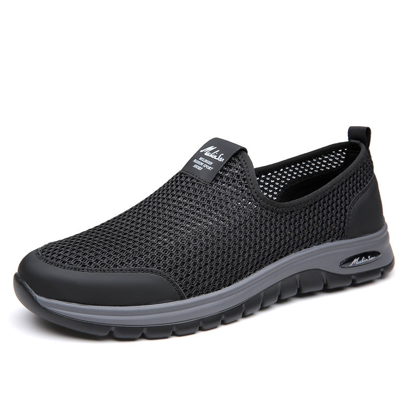 Mulinsen Men's Casual Shoes Men's Low Top Black