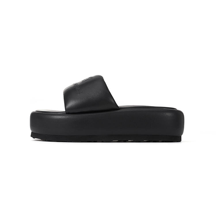 TRAPAR WAVES EVA Slip Resistant Slide Slippers Women's Black