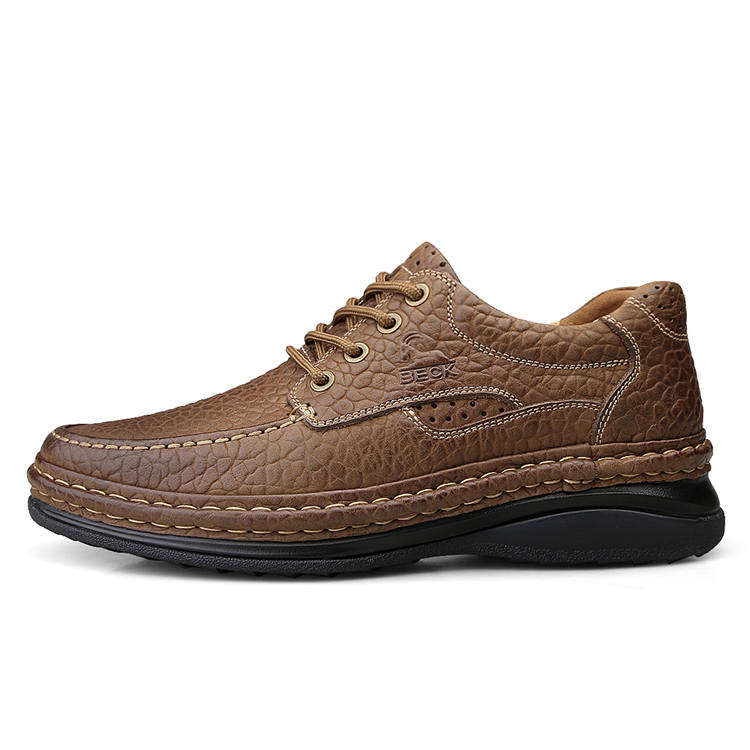 BECK Cow Leather Casual Leather Shoes Men's