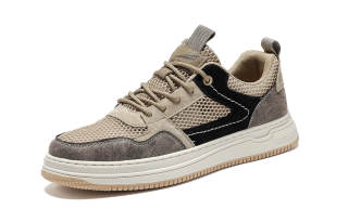 RED DRAGONFLY Skateboard Shoes Fabric Lightweight And Breathable Low top Casual Shoes Men's Khaki Sand