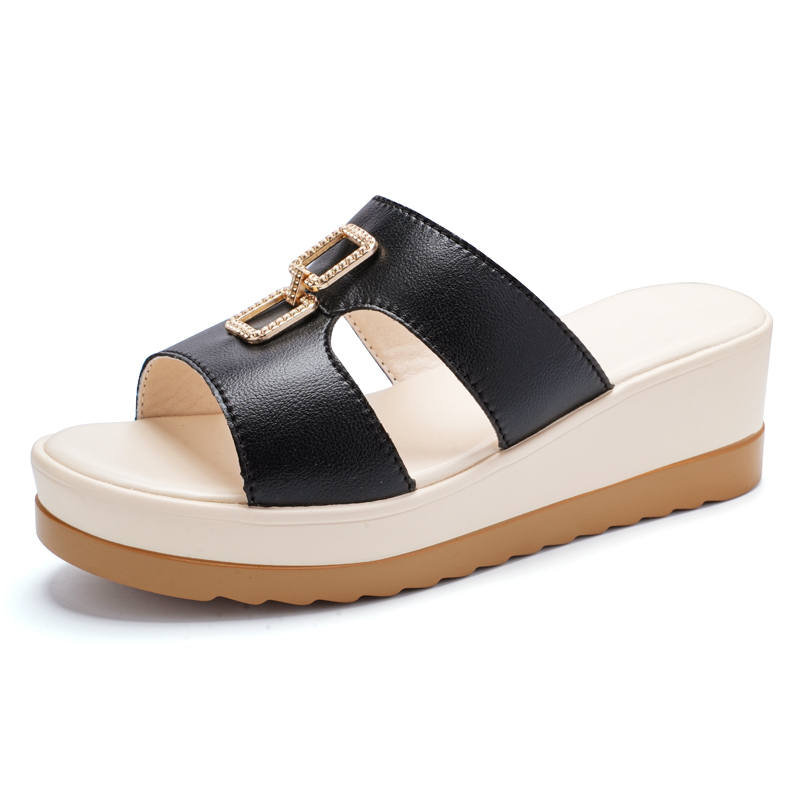 Reivantix Reivanti Slip Resistant Slide Slippers Women's Black