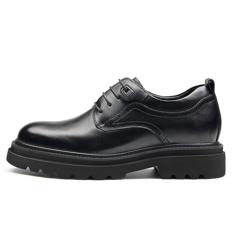 GOG Cow Leather Young Business Formal Leather Shoes Men's
