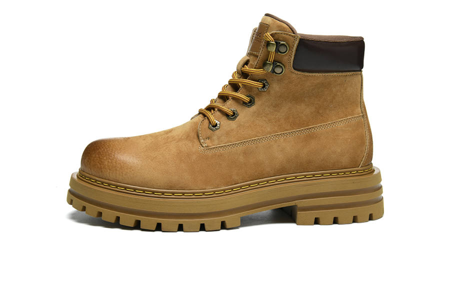 HLA HLA Combat Boots Men's Yellow/Black Gray