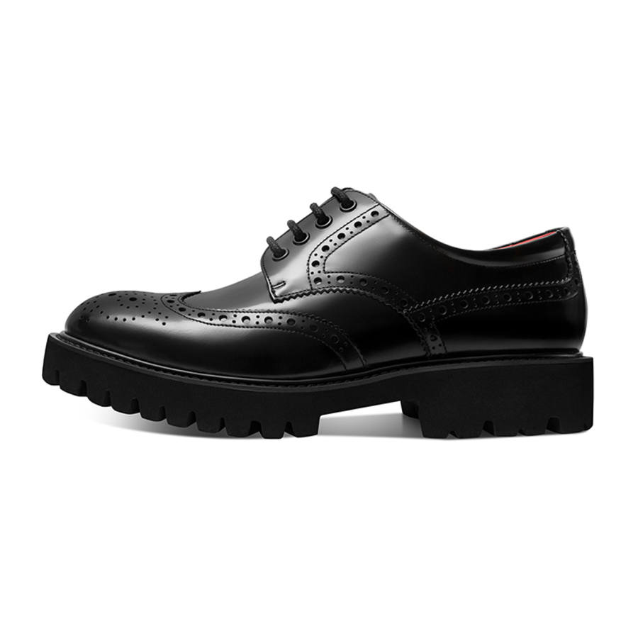 THOM WILLS British Business Versatile Derby Shoes Women's Casual Shoes Women's Black
