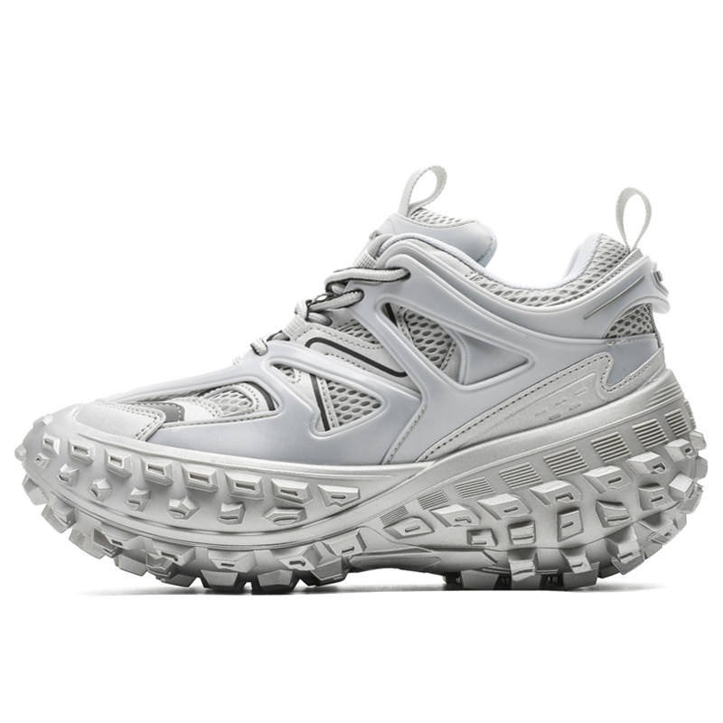 B.Duck Poison Series Anti-Slip And Wear-Resistant Breathable Low-Top Chunky Sneakers Unisex Black