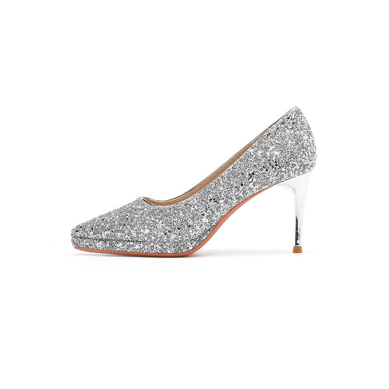 Zubumei Suede Slim Heel High Heels 8cm Women's