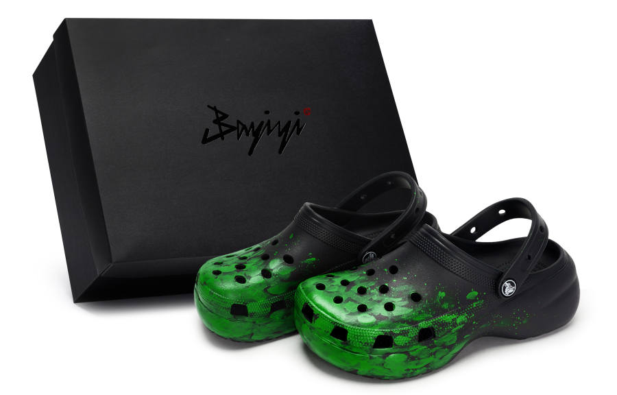 Crocs Crocs Clogs Women's Black Green