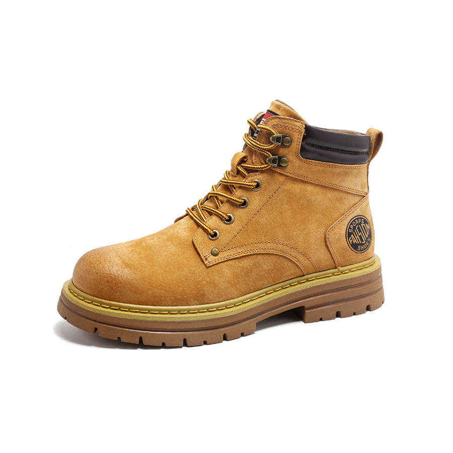 Lanza Lanza Combat Boots Unisex Yellow/Gray