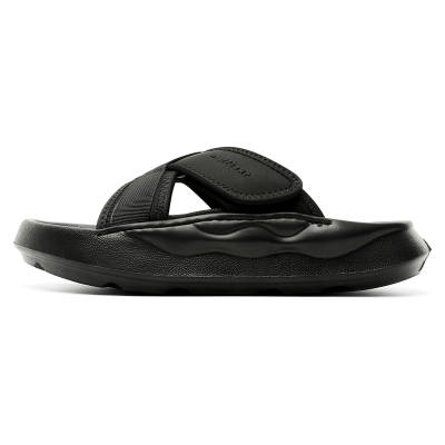 MOMGOG Quiet Odor Resistant Slide Slippers Men's Black