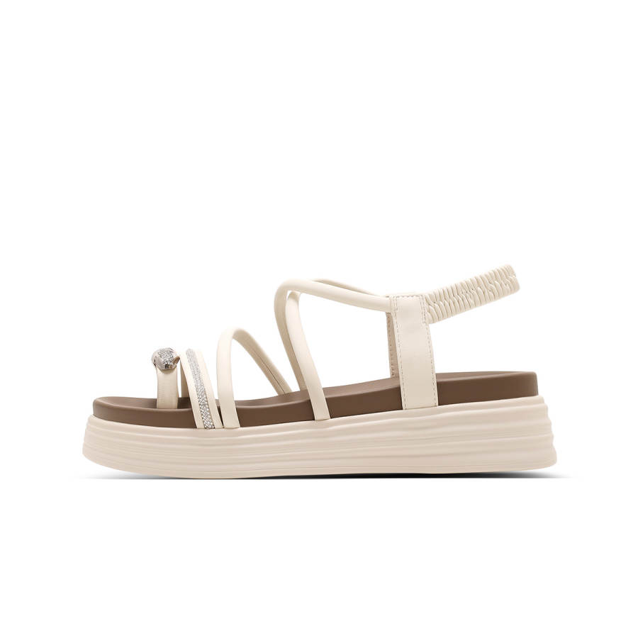 C°BANNER Synthetic Leather One Strap Sandals Women's