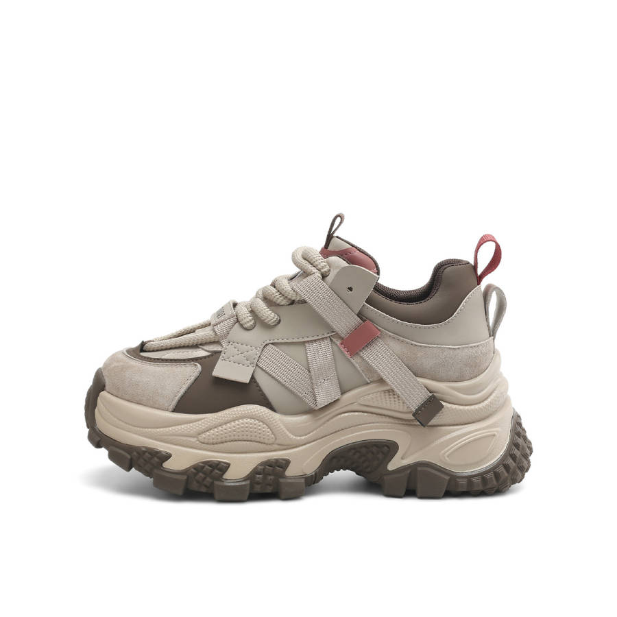 BOERDIQI Breathable Lightweight Height Increasing Breathable Lightweight Height Increasing Chunky Sneakers Women's