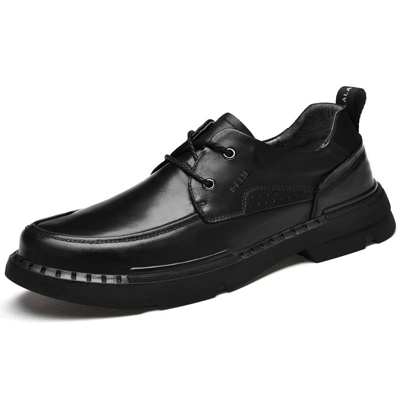 PEHL Casual Leather Shoes Men's Low Top