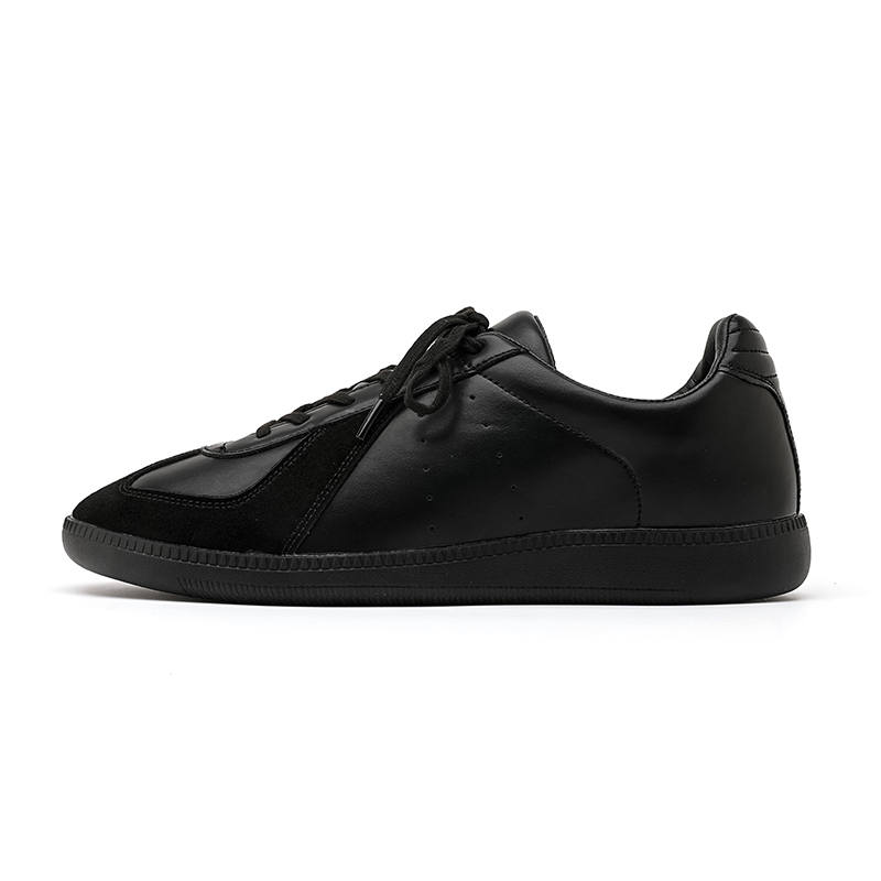 SHUPATE Men's Casual Shoes Men's Low Top Black White