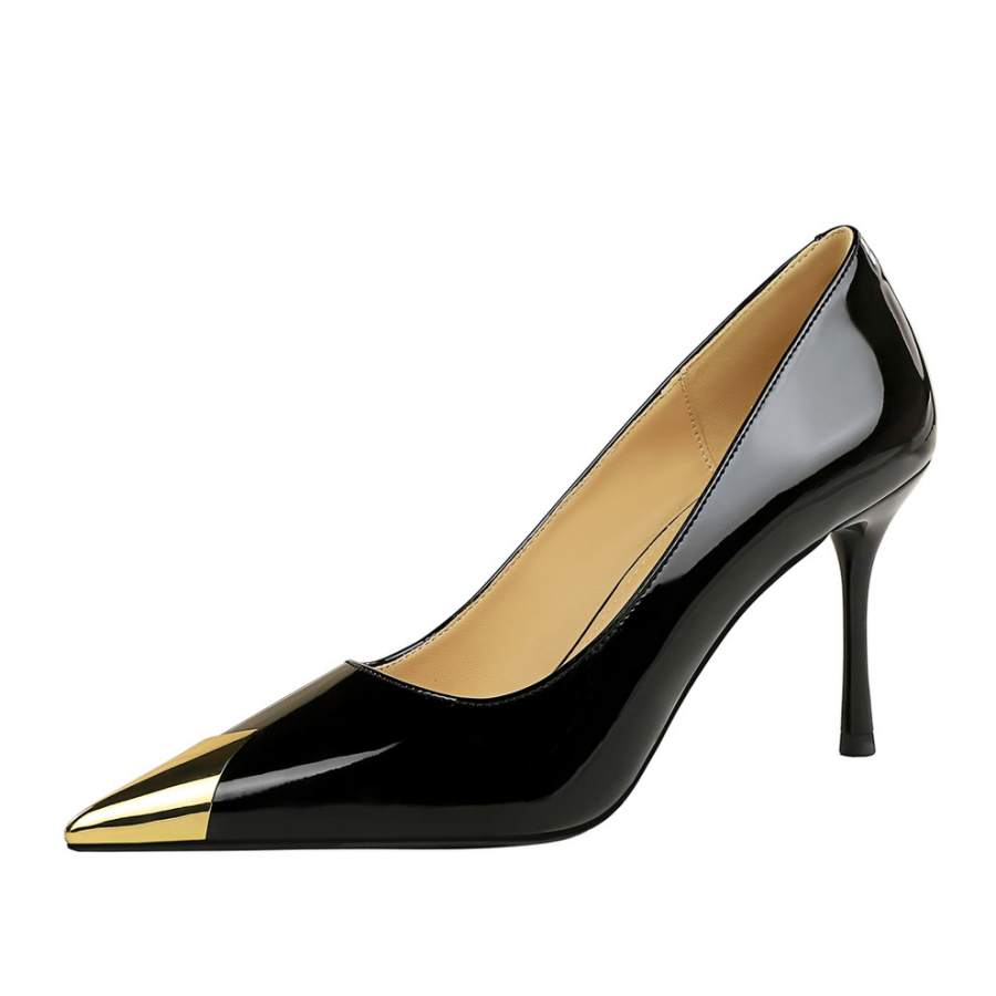YAFEI XUANYU Patent Leather High Heels Women's