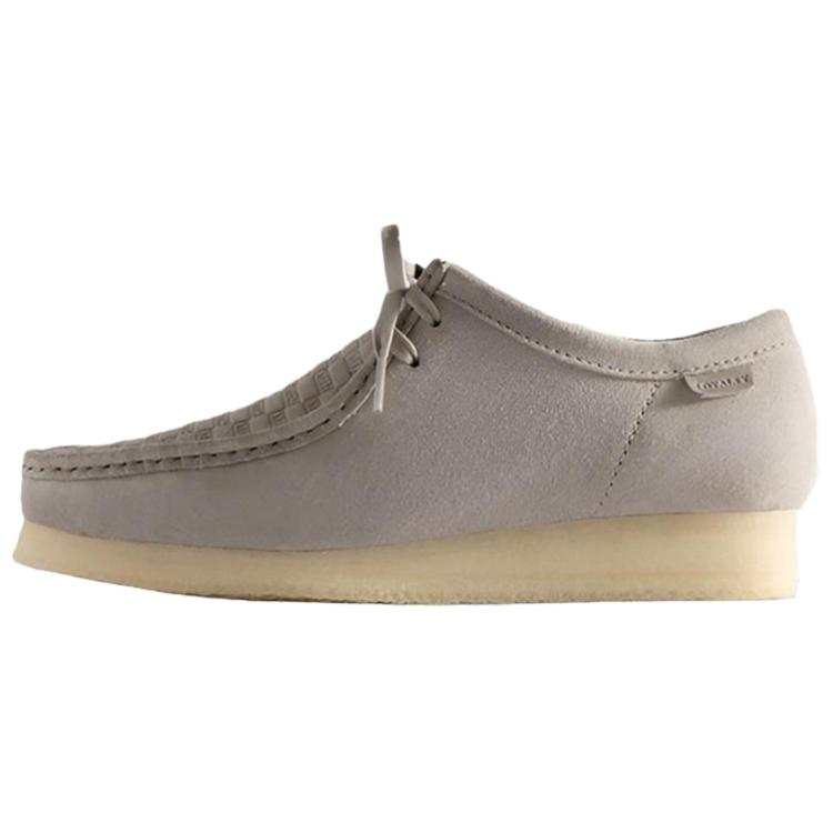 Clarks KITH x Clarks Originals WALLABEE Low top Casual Shoes Unisex Light Gray