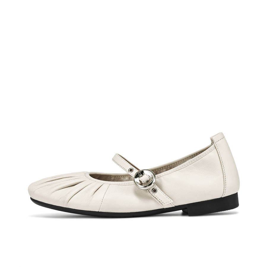OCCAMAN Sheepskin Flat Mary Jane Shoes 1.6cm Women's