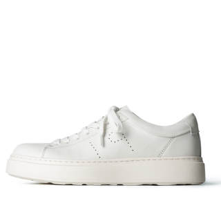 PIPG Cow Leather Low top Skateboard Shoes Unisex White