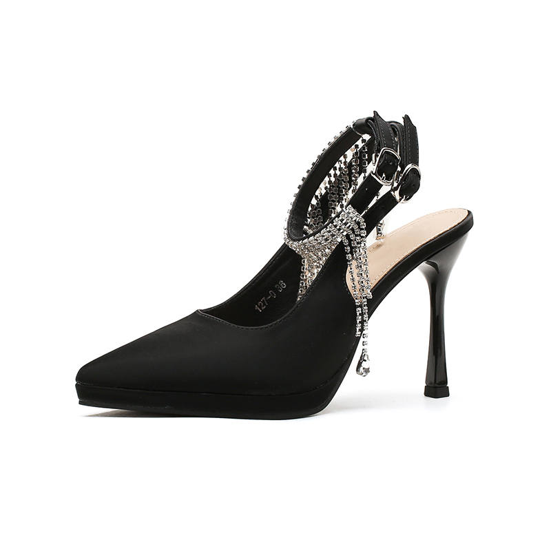 Zubumei Slim Heel High Heels 10cm Women's