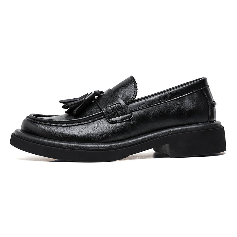 CHILANG CHILANG Gommino Loafers Men's Brown/Black