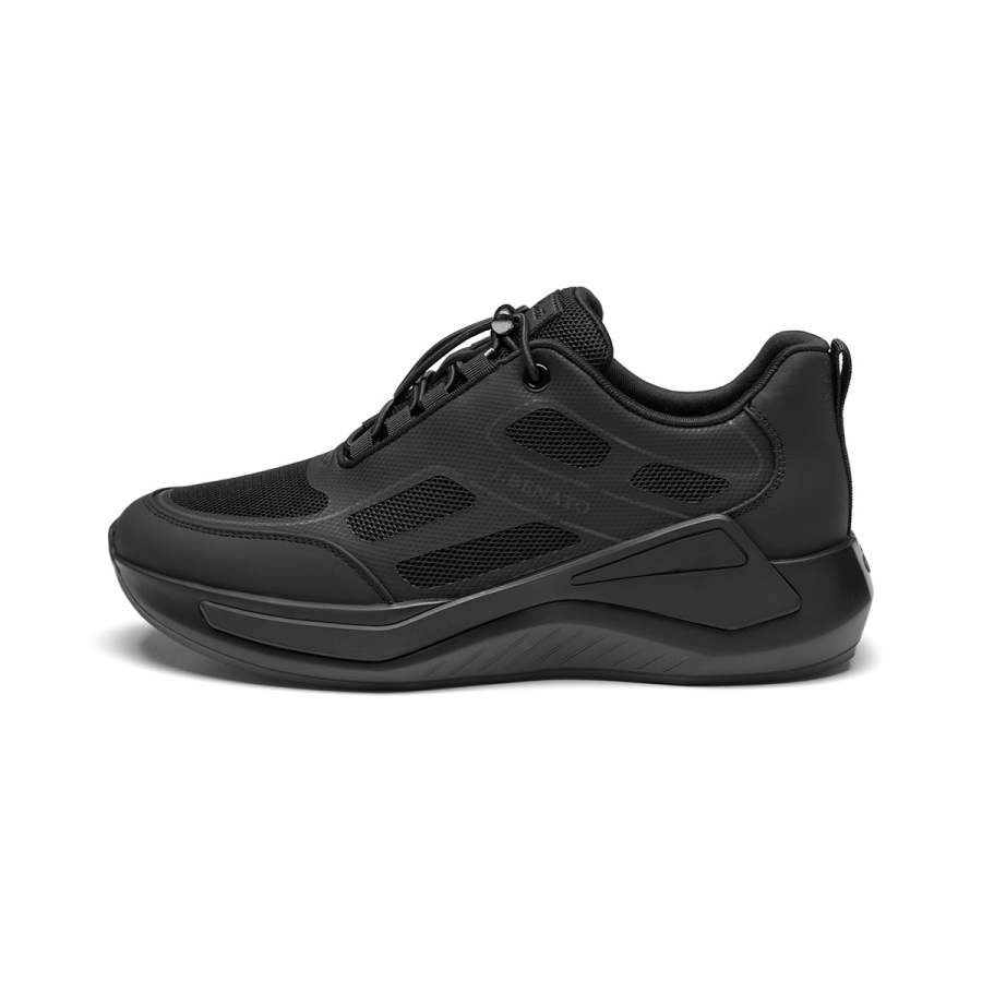 J.BENATO Textile, Cow Leather Breathable Lightweight Breathable And Lightweight Low top Casual Shoes Men's