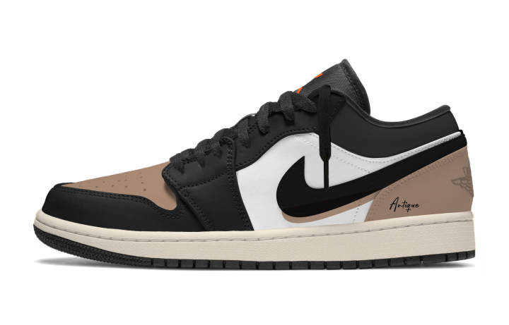 Jordan Jordan Air Jordan 1 Birch Leaf Leather Cushioning Abrasion Resistant Cushioning, Wear Resistant Low top