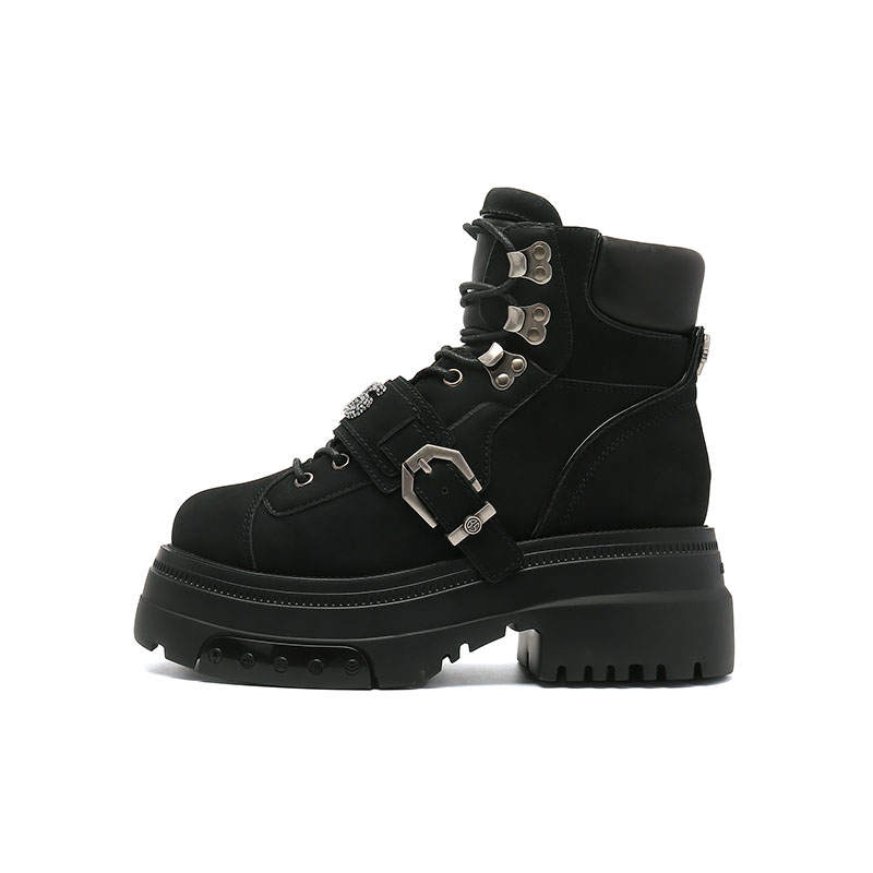 BLOCCO5 BLOCCO5 Stud Belt Buckles ALL ROUND Ankle Boots Women's