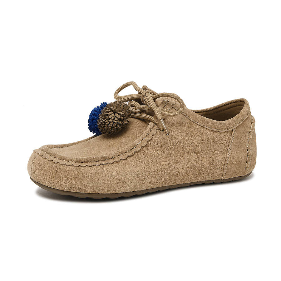CAMEIDO Cow Split Leather Women's Casual Shoes 2.5cm Women's
