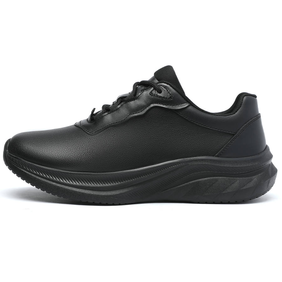 Mulinsen Top Grain Cow Leather Wear resistant And Lightweight Low top Casual Shoes Men's