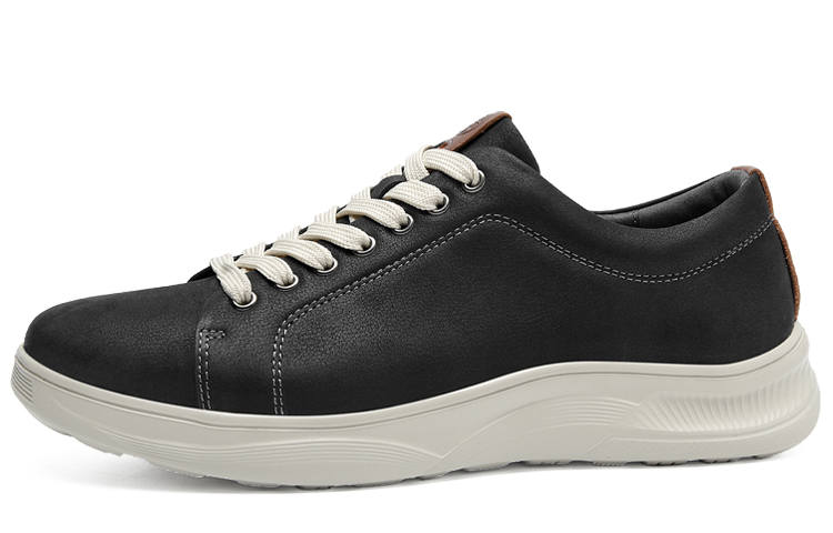 MELLEN Top Grain Cow Leather Slip Resistant Abrasion Resistant Low top Casual Shoes Men's