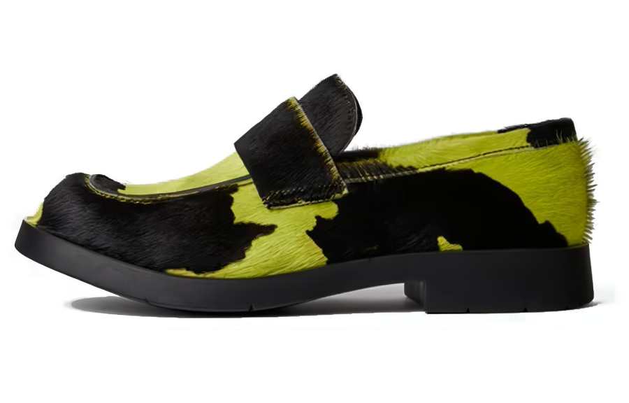 CAMPERLAB Leather Men's Casual Shoes Men's Black Green