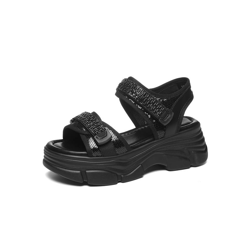 JINSITU Cow Leather Beach Sandals Women's