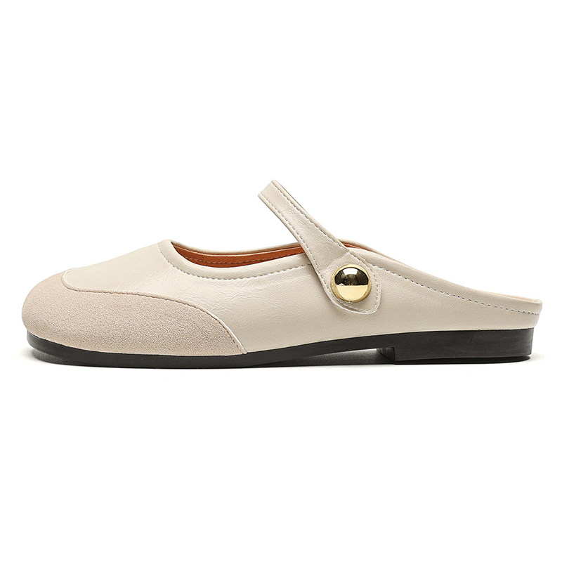 LANMOU Rubber Sole Slip Resistant Slip Resistant Closed Toe Slippers Women's